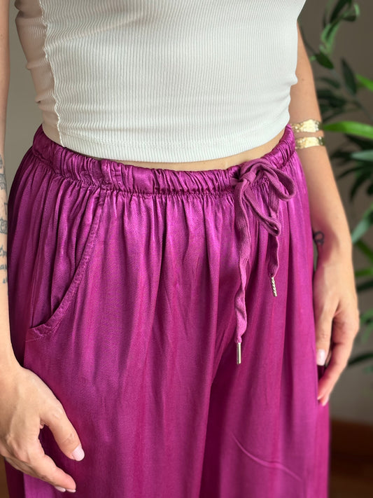 Pantaloni Satin