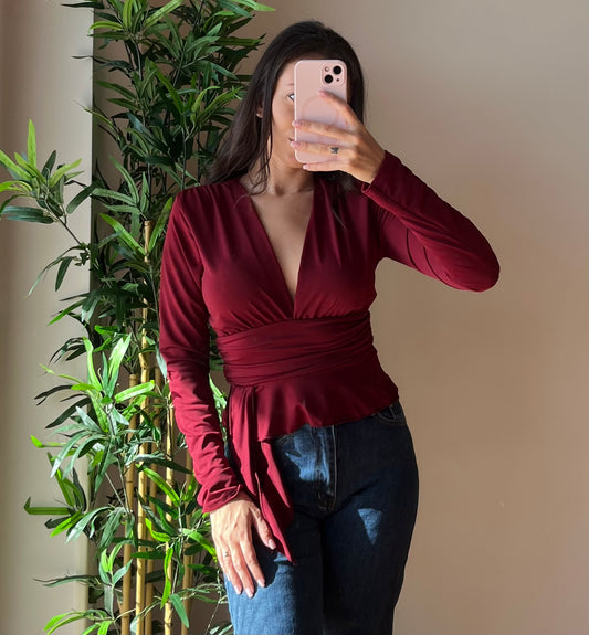 Maglia con scollo a V