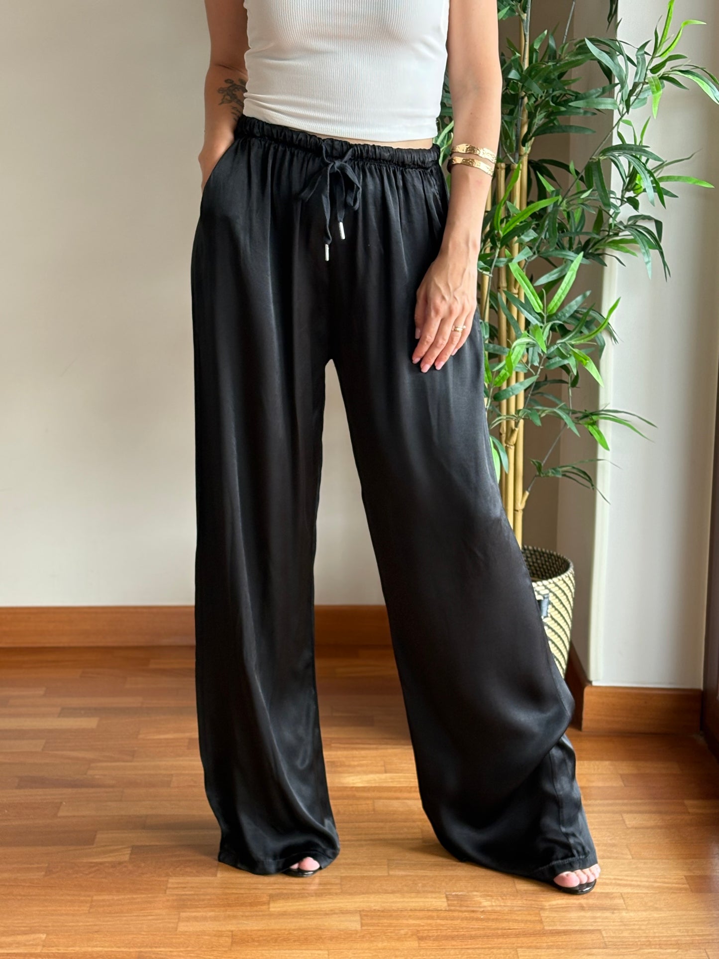 Pantaloni Satin