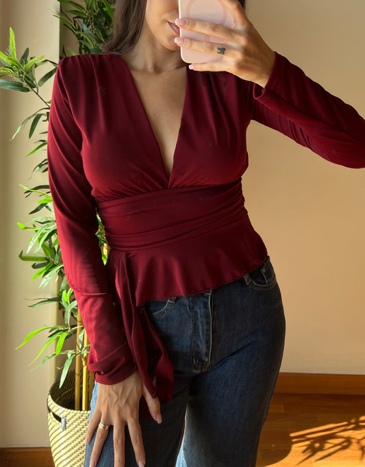 Maglia con scollo a V