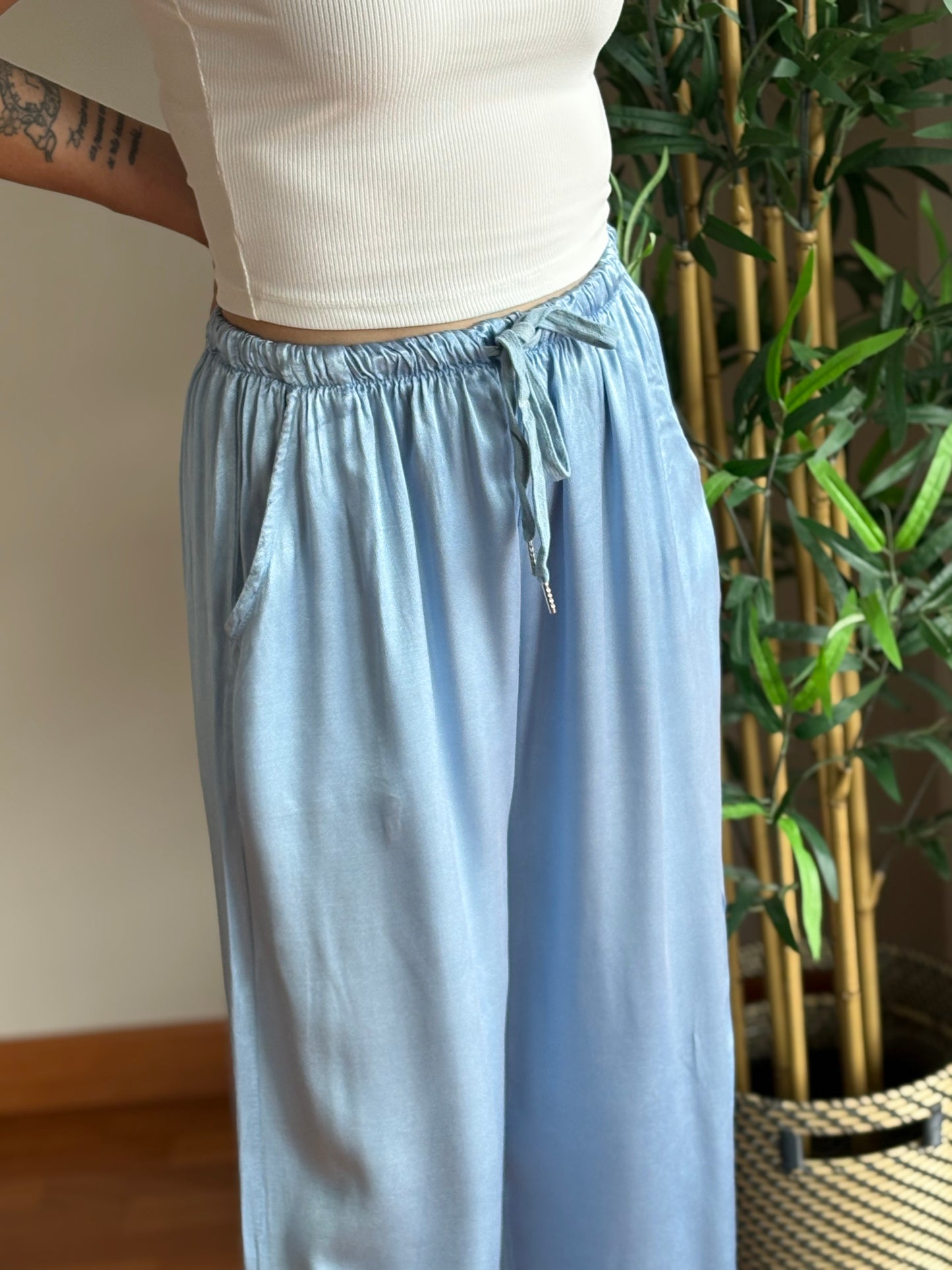Pantaloni Satin