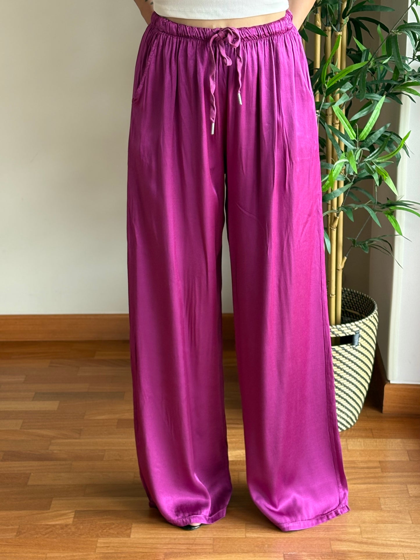 Pantaloni Satin