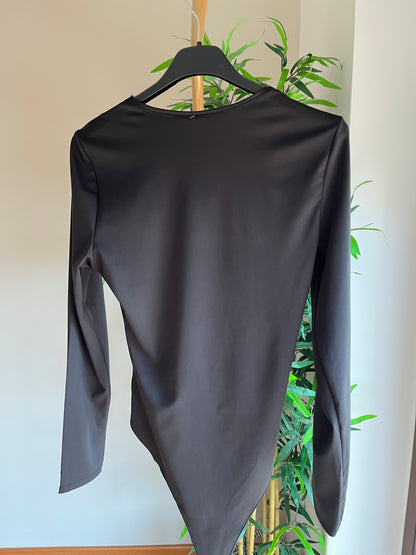 Body con scollo in pizzo