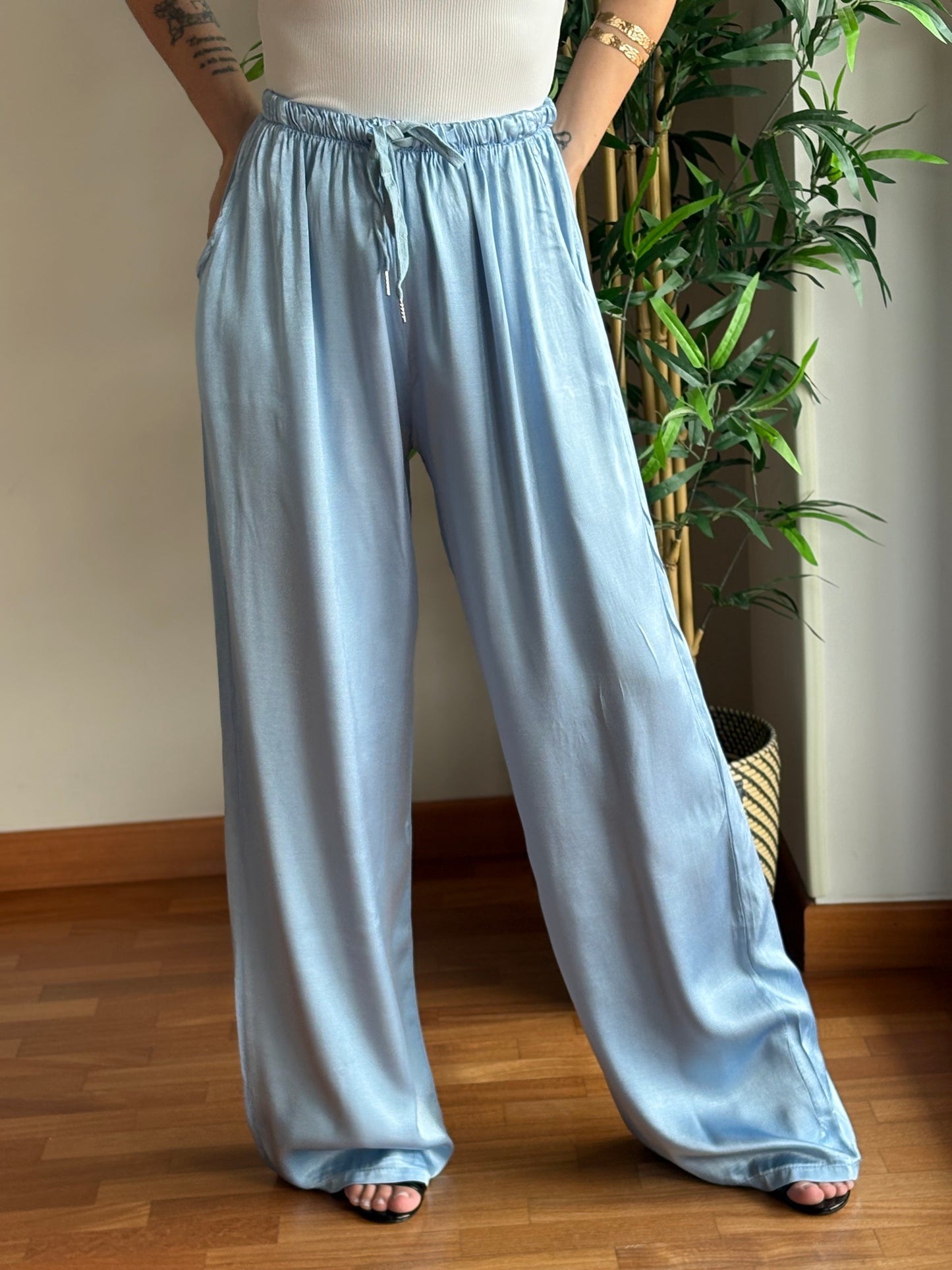 Pantaloni Satin